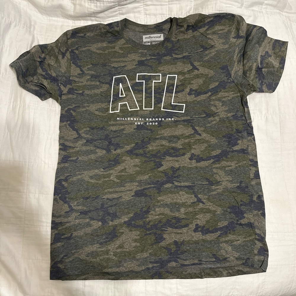 Millennial Camo ATL tee